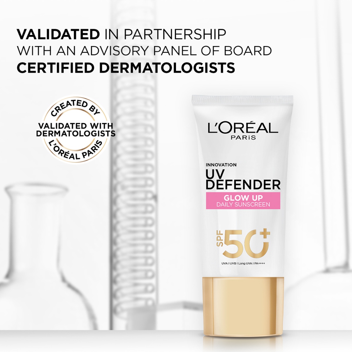 ลอรีอัล ปารีส ยูวี ดีเฟนเดอร์ ไบรท์แอนด์เคลียร์ SPF50+ PA++++ ลอง ยูวีเอ 50 มล._9