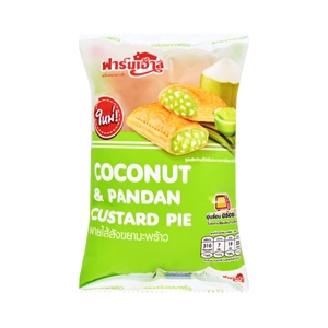 Farmhouse Coconut&Pandan Custard Pie 80g.