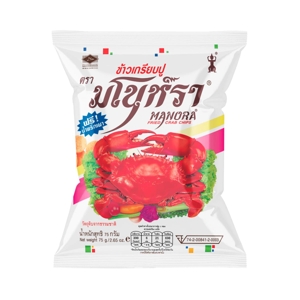 มโนห์รา ข้าวเกรียบปูทอดกรอบ 75 ก.