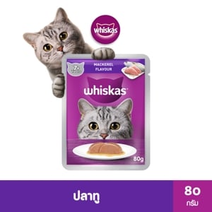 วิสกัส เพาซ์ อาหารแมวชนิดเปียก สำหรับแมวสูงวัย รสปลาทู 80 ก.