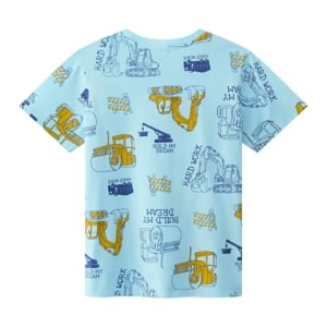 เบสิโค เสื้อยืดคอกลมแขนสั้น พิมพ์ลาย สำหรับเด็กชาย รุ่น BVDS2406LB006 สีฟ้า_thumbnail_1