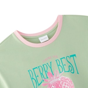 เบสิโค เสื้อยืดผู้หญิง รุ่น FASL25Q1LC0012 สีเขียว_thumbnail_2