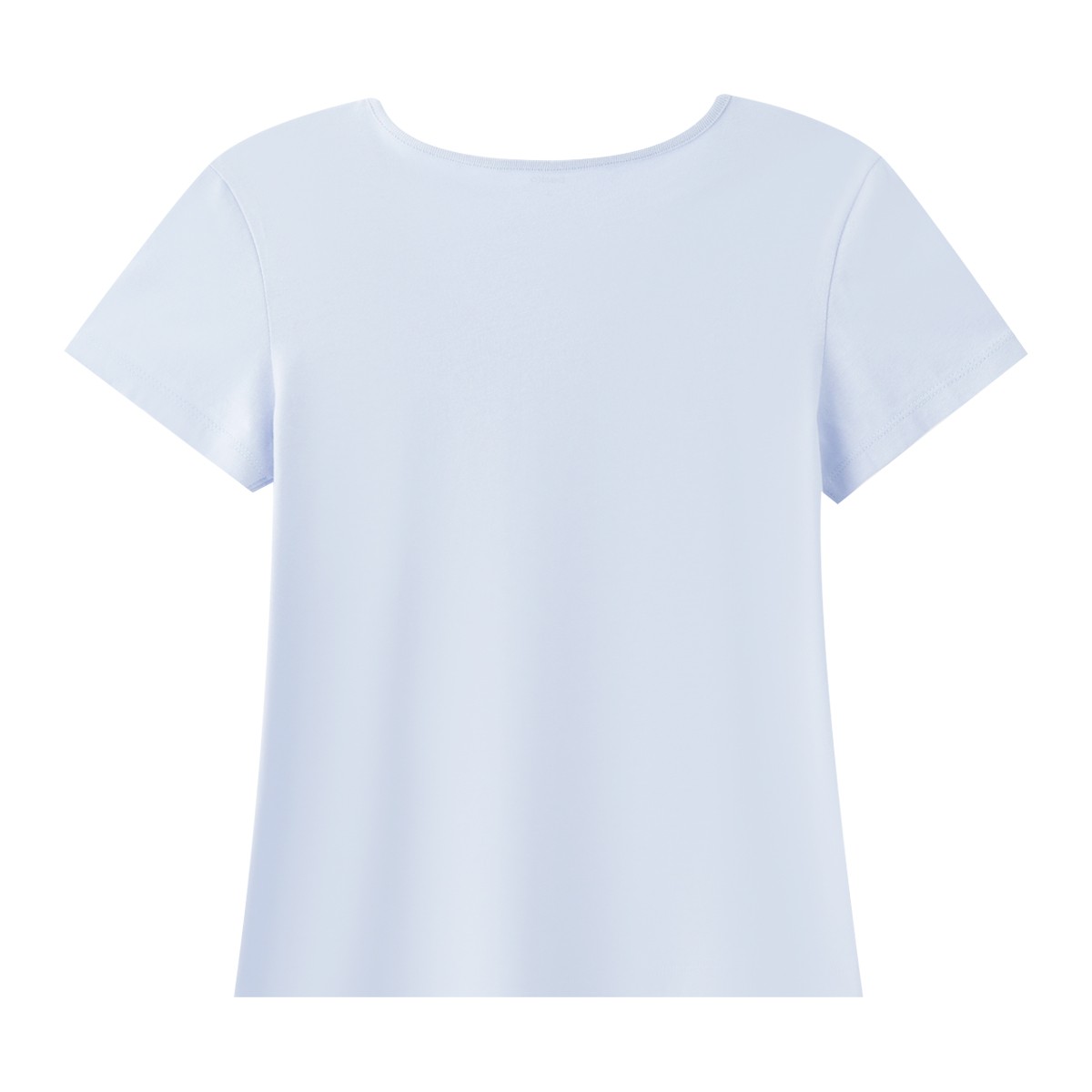 เบสิโค เสื้อคอวีสลิม สำหรับผู้หญิง รุ่น BDNC25Q1LC010 สีฟ้า_1