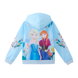 เบสิโค x ดิสนีย์ เสื้อแจ็คเก็ตพิมพ์ลายโฟรเซ่น สำหรับเด็กหญิง รุ่น FMTN2509LG02R สีฟ้า_thumbnail_1