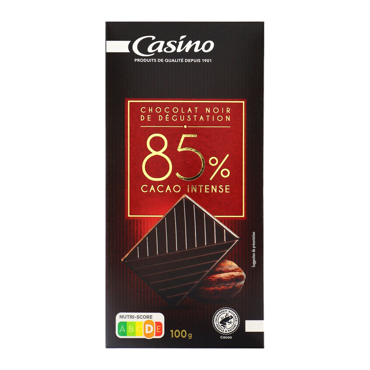 คาสิโน ดาร์กช็อกโกแลต 85% 100 ก.