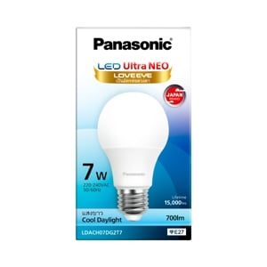 พานาโซนิค หลอดไฟ LED Ultra Nano 7W แสงขาว_thumbnail