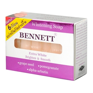 Bennett Extra White Soap 25g. Pack 6