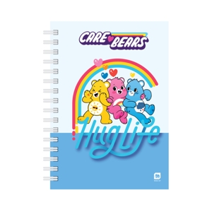 ตราช้าง x แคร์แบร์ สมุดริมลวด A5 70 แกรม WCB-107 คละลาย_thumbnail_1