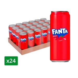 Fanta Red 325ml. Pack 24