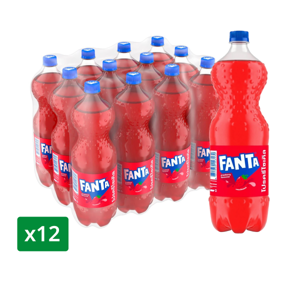 แฟนต้า น้ำอัดลม น้ำแดง 1.5 ล. x 12 ชิ้น