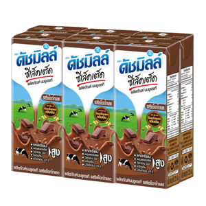 ดัชมิลล์ ซีเล็คเต็ด นมยูเอชที รสริชช็อกโกแลต 225 มล. x 6 ชิ้น_thumbnail