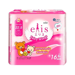 ELIS Fairy Wings Sanitary Pad with Wings Size 22.5 cm. 16 pcs