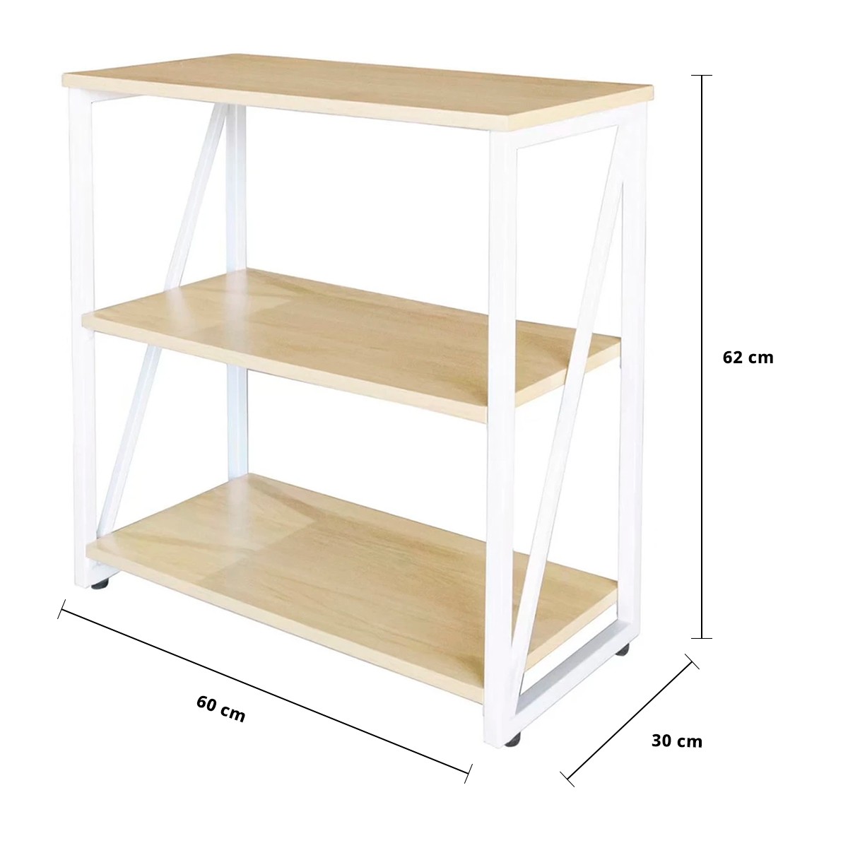 เบสิโค ชั้นอเนกประสงค์ 3 ชั้น รุ่น LF-03 ขนาด 60 x 30 x 62 ซม._3