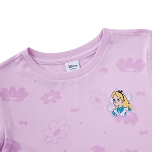 ดิสนีย์ เสื้อยืด พิมพ์ลายอลิซ สำหรับเด็กผู้หญิง รุ่น BMTN2507LG007 สีม่วง_thumbnail_2