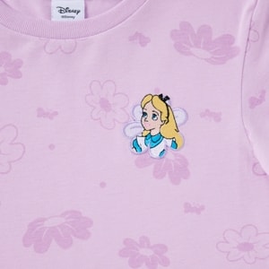 ดิสนีย์ เสื้อยืด พิมพ์ลายอลิซ สำหรับเด็กผู้หญิง รุ่น BMTN2507LG007 สีม่วง_thumbnail_3