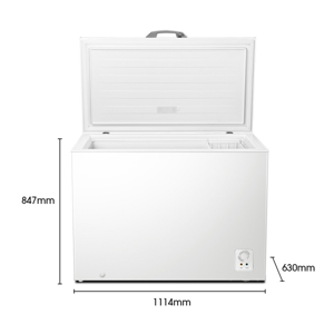 ไฮเซ่นส์ ตู้แช่แข็ง รุ่น RF359N4TW1 ขนาด 10.7 คิว สีขาว_thumbnail_2