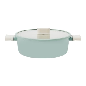 ล็อกแอนด์ล็อก หม้อสองหูพร้อมฝา รุ่น CSU1242MIT 24 ซม. สีมินต์
