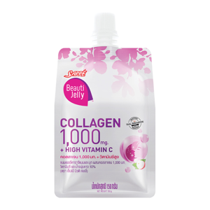 Sappe Beauti Jelly Carrageenan with Collagen White Grape 10percent 150g.
