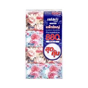เฟสต้า กระดาษเช็ดหน้า 220 แผ่น แพ็ค 4