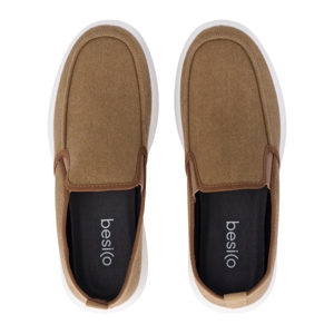 เบสิโค รองเท้าผ้าใบ 09 สำหรับผู้ชาย รุ่น BCFRN09NE สีเบจ_thumbnail_1