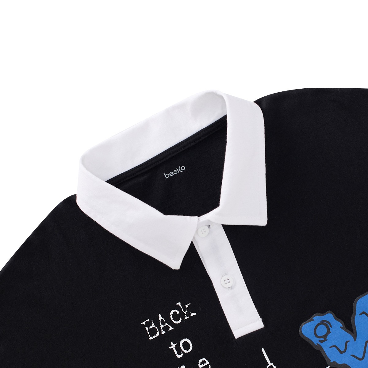 เบสิโค เสื้อโปโลเด็กชาย รุ่น FVDS2509LB008 สีดำ_2