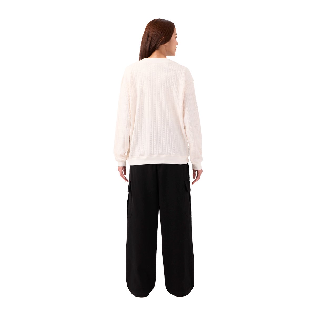 เบสิโค เสื้อกันหนาว สำหรับผู้หญิง รุ่น FTHV25Q4LC001 สีเบจ_3