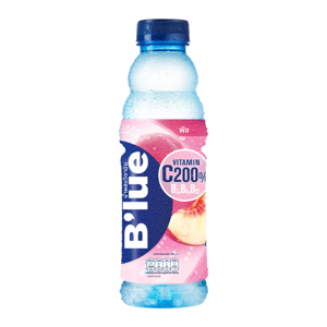 Blue Vitamins Water Playful Peach Flavour 500ml.