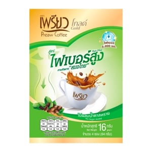 เพรียว กาแฟ โกลด์ สูตรไฟเบอร์สูง 16 ก. แพ็ค 4_thumbnail_1