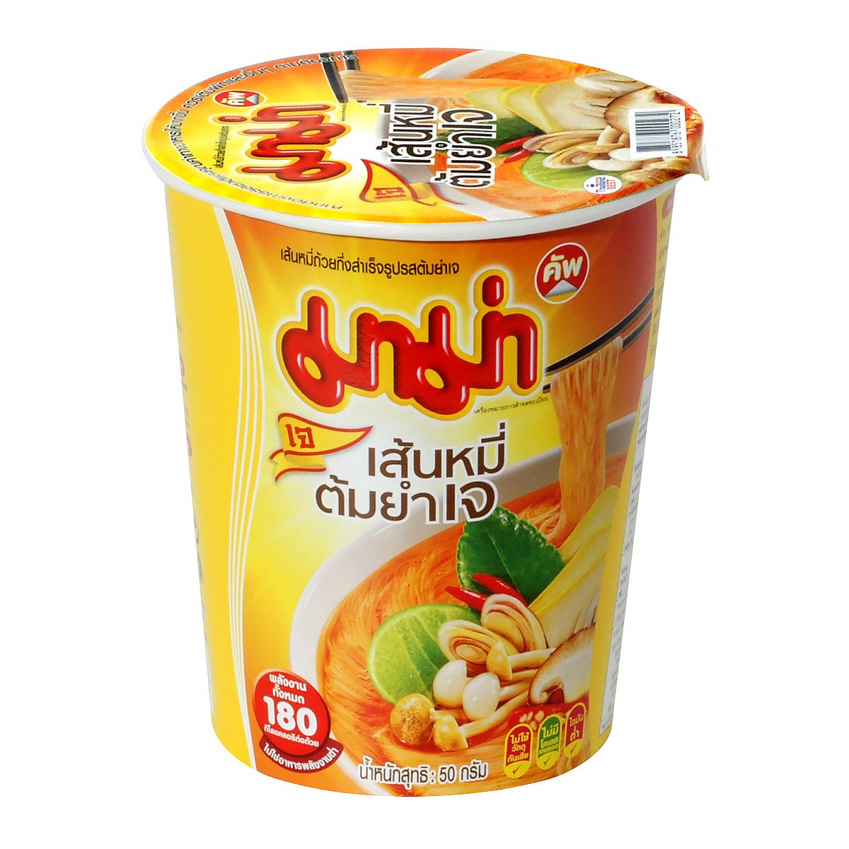 มาม่า คัพ เส้นหมี่ต้มยำเจ 50 ก.