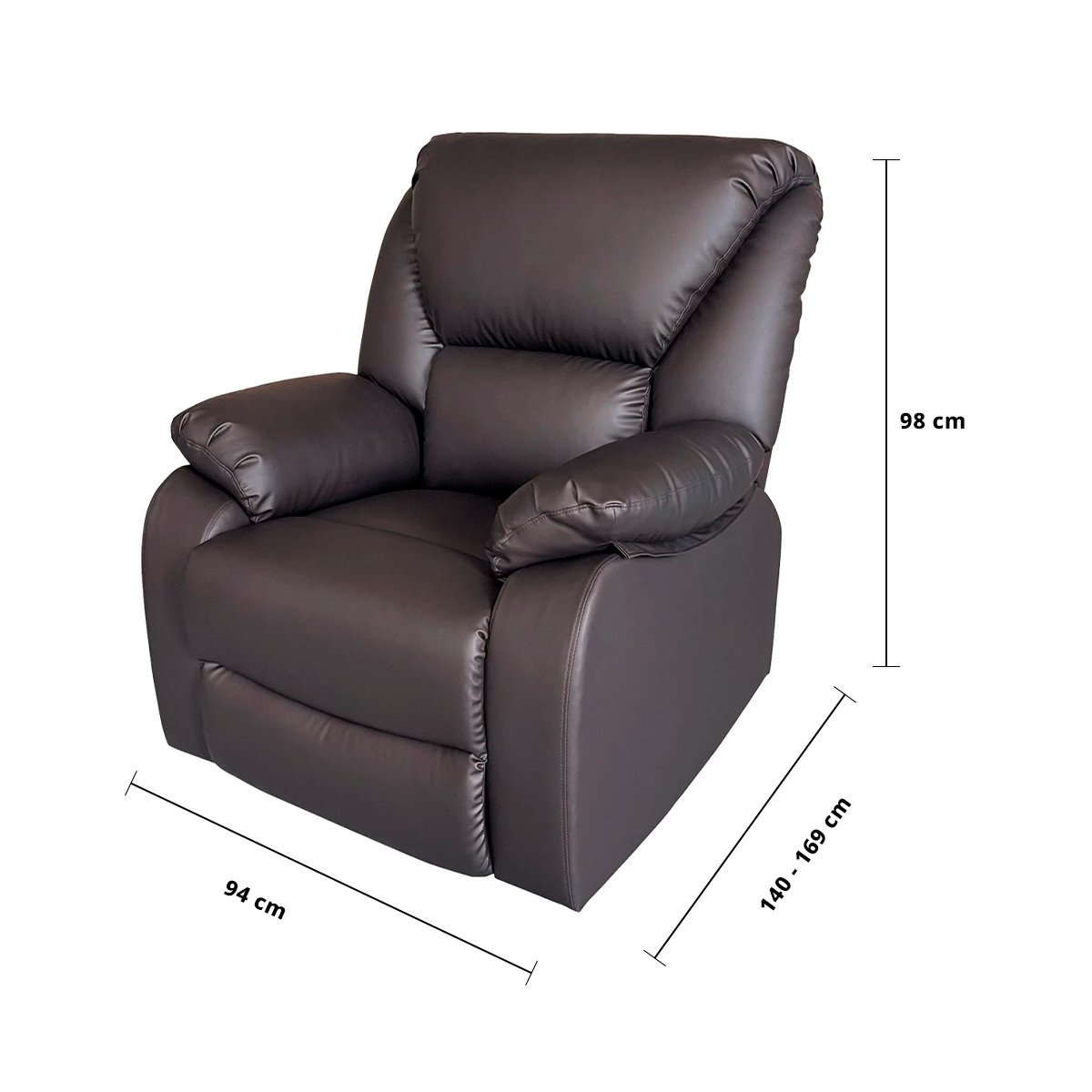 เบสิโค เก้าอี้ปรับนอน รุ่น MLM-111002 สีน้ำตาล_2