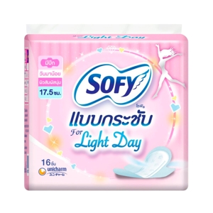 SOFY Body Fit Sanitary Napkin with Wings for Light Day 16 pcs