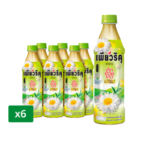 เพียวริคุ ไวท์ที คูล น้ำเก๊กฮวยขาวพร้อมดื่ม ผสมชาขาว 350 มล. x 6 ขวด_thumbnail