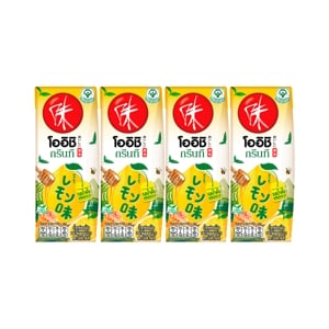 Oishi Green Tea Honey with Lemon 180ml. Pack 4