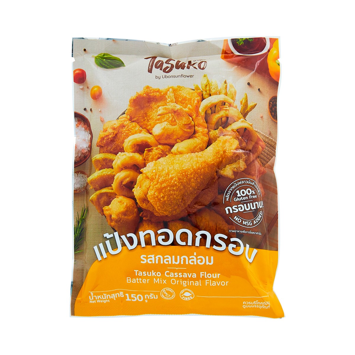 ทาสุโกะ แป้งทอดกรอบ รสกลมกล่อม 150 ก.