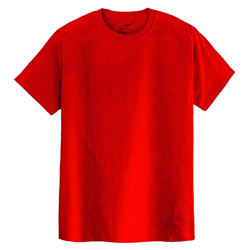 เฮเนส เสื้อยืดแขนสั้น สีแดง