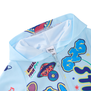 เบสิโค x ดิสนีย์ เสื้อแจ็คเก็ตพิมพ์ลายสติทช์ สำหรับเด็กชาย รุ่น FMTN2509TB04W สีฟ้า_thumbnail_2
