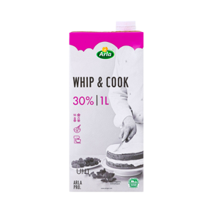 Arla Whipping Cream and Cook Fat 30 Percent 1Litre