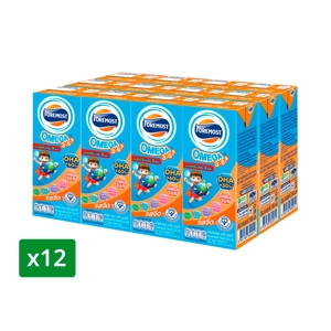 Froemost Omega 369 UHT Milk Plain 180ml. Pack 12