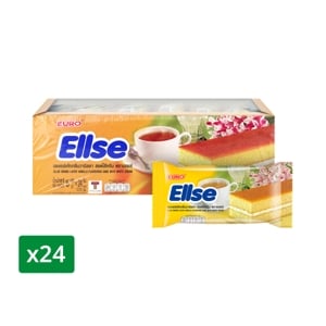 ELLSE Vanilla Flavored Layer Cake with Cream Filling 15 g. 24 pcs.