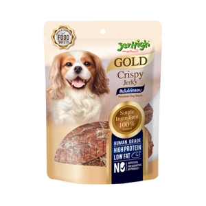 JERHIGH Gold Crispy Jerky Dog Snack 200 g.