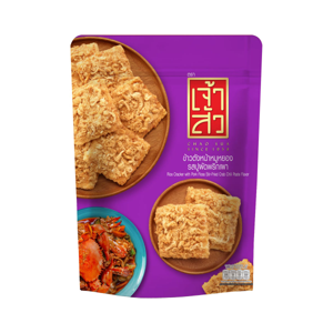 Chao Sua Rice Cracker with Pork Floss Stir Fried Crab with Chili PasteFlavor80g.