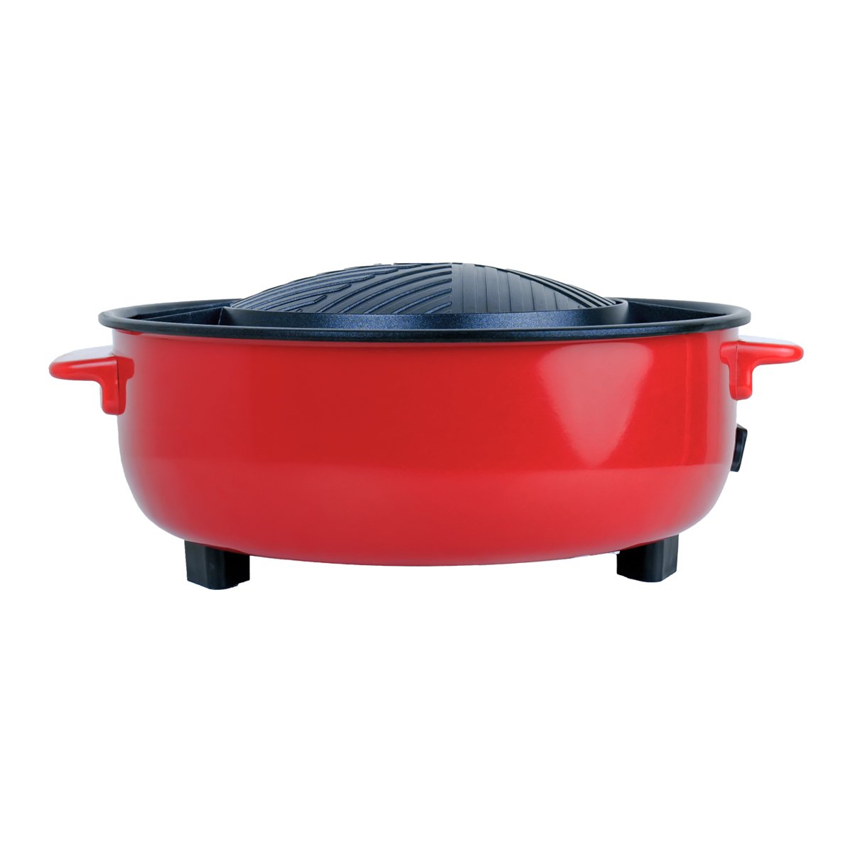 สมาร์ทโฮม เตาบาร์บีคิวสุกี้แยกน้ำ รุ่น SM-EG1300 สีแดง_5