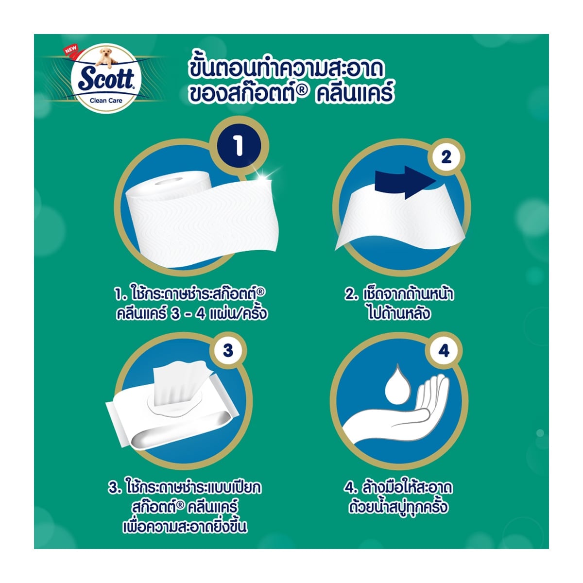 สก๊อตต์ คลีนแคร์ กระดาษชำระ 3XL 24 ม้วน แพ็ค 3_8