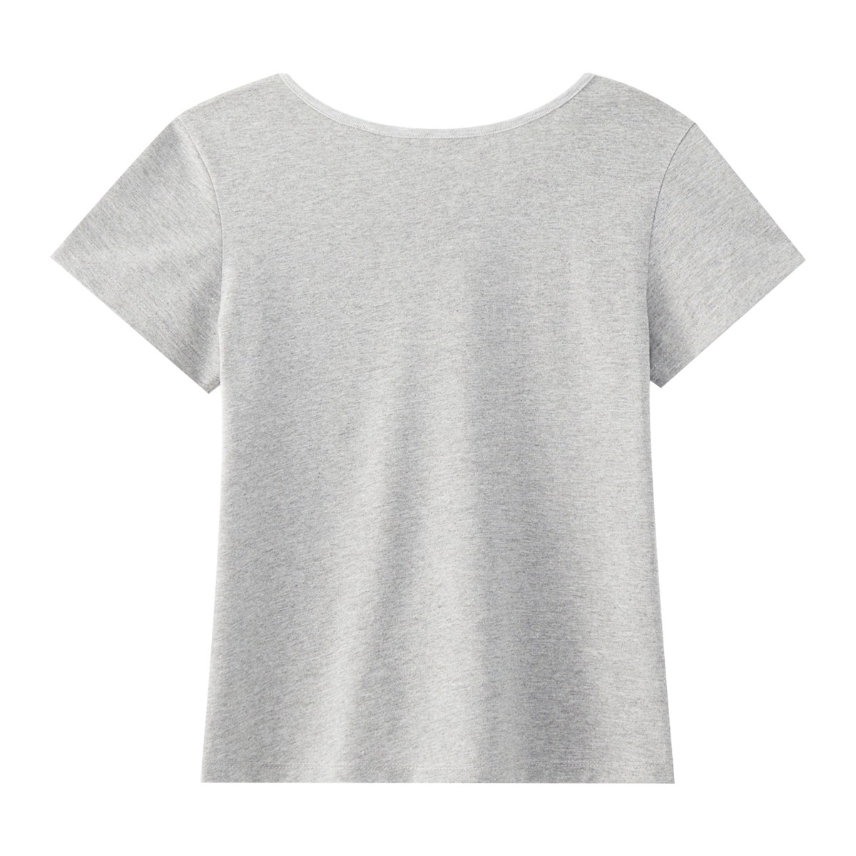 เบสิโค เสื้อคอกลมสลิม สำหรับผู้หญิง รุ่น BDNC25Q1LC005 สีเทา_1