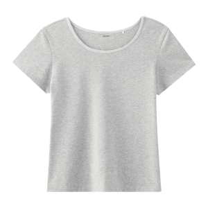 เบสิโค เสื้อคอกลมสลิม สำหรับผู้หญิง รุ่น BDNC25Q1LC005 สีเทา_thumbnail