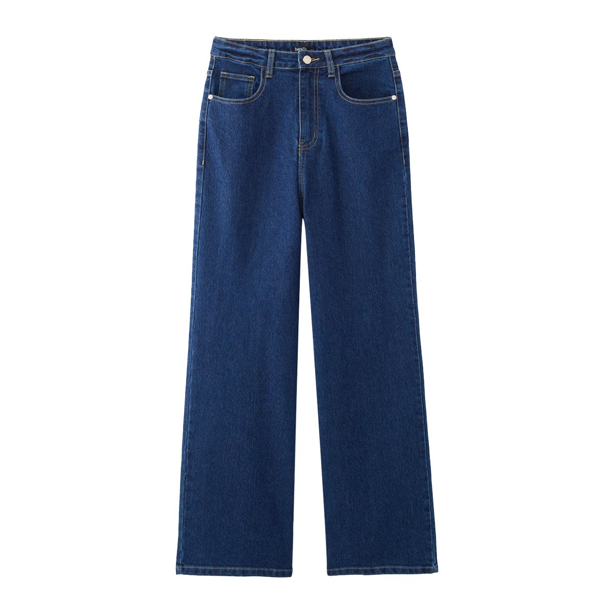 เบสิโค กางเกงยีนส์สกินนี่เอวสูง สำหรับผู้หญิง รุ่น FVKI25Q2LC003 สียีนส์