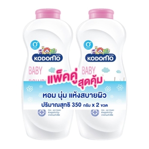 โคโดโม แป้งเด็ก สูตรเจนเทิล ซอฟท์ 350 ก. แพ็ค 2