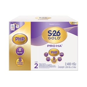 เอส-26 โกลด์ โปร เอชเอ 2 นมผงดัดแปลงสูตรต่อเนื่องสำหรับทารกและเด็กเล็ก อายุตั้งแต่ 6 เดือน - 3ปี 2400 ก._thumbnail