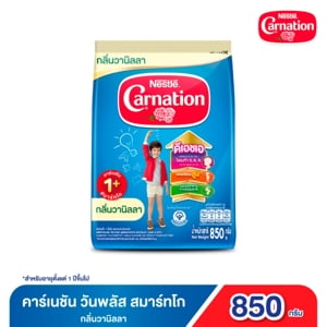 CARNATION 1+ SmartGo Vanilla Flavored Milk Product Powder with Fiber Stage 3 850 g.