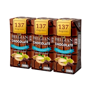 137Degrees Pistachio Milk Double Chocolate 180ml. Pack 3